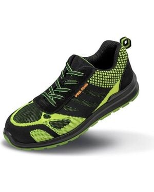 BoohooMAN Result Work-guard Hicks Safety Trainers - Green