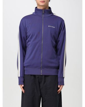 BoohooMAN Palm Angels Track Jacket Classic Activewear - Blue Sweatshirts