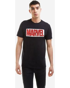 BoohooMAN Marvel Marvel Web Mens T-shirt - Red