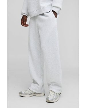 BoohooMAN Basic Straight Leg Jogger - Grey