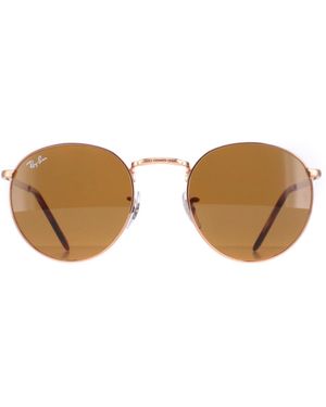 BoohooMAN Round Rose Gold Brown Rb3637 New Round