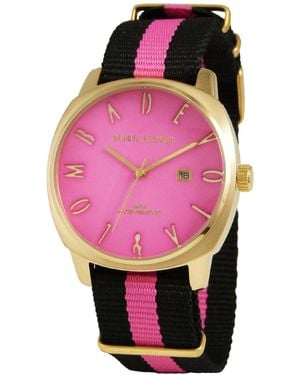 BoohooMAN Devota & Lomba Dl008mspbk-pk-02pink 42mm Quartz Watch