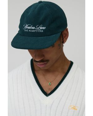 Boohoo Hamptons Embroidered Cord Cap - Blue