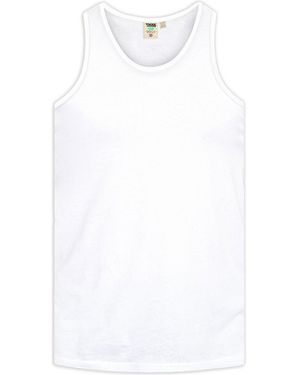 BoohooMAN Duke Clothing D555 Fabio Tank Top - White