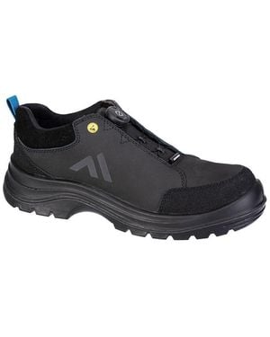 BoohooMAN Portwest Ridged Leather Safety Shoes - Black