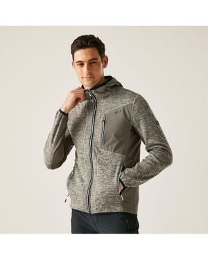 BoohooMAN Regatta 'alven' Hooded Fleece - Grey