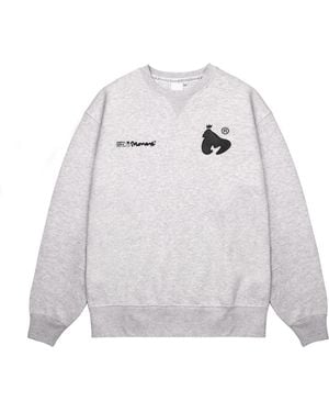 BoohooMAN Money Mny Ape Sig Crew - Grey