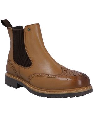 BoohooMAN Hunter Cawdor Brogue Dealer - Brown