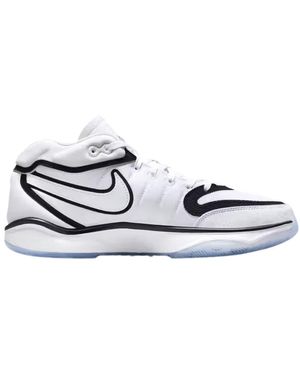 BoohooMAN Air Zoom G.t. Hustle 2 White Basketball Trainers