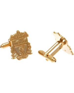 BoohooMAN Liverpool Fc Gold Plated Cufflinks - Metallic