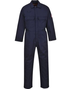 BoohooMAN Portwest Bizweld Flame Retardant Coverall Workwear - Blue