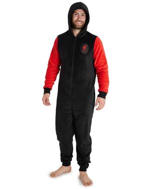 BoohooMAN Liverpool Fc Onesie Loungewear - Red