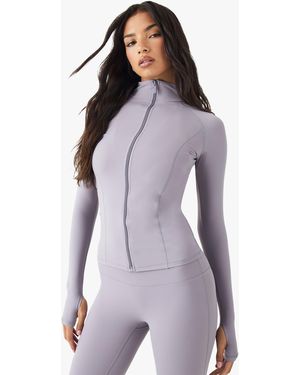 BoohooMAN Dsgn Studio Ultra Sculpt Sports Jacket - Purple