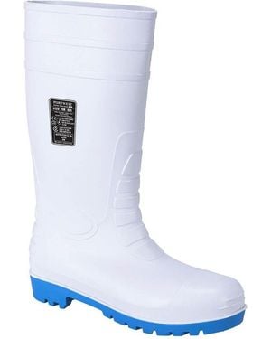 BoohooMAN Portwest Total Safety Wellington Boots - White