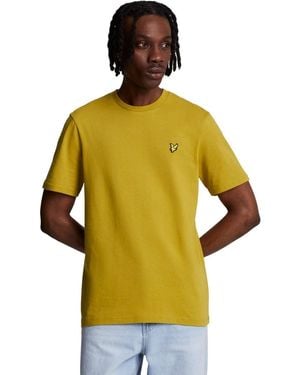 BoohooMAN Lyle & Scott Plain T-shirt - Yellow