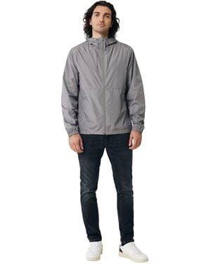 BoohooMAN Iqoniq Logan Polyester Lightweight Jacket - Blue