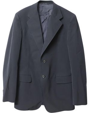 BoohooMAN Prada Preloved Classic Notch Lapel Blazer - Black Jackets - Blue