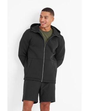 BoohooMAN Tog24 'glide' Active Hoodie - Black