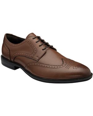 BoohooMAN Lotus 'skipton' Leather Brouges - Brown