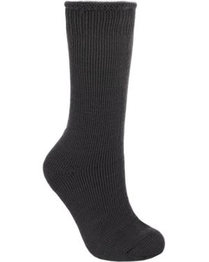 BoohooMAN Trespass Togged Thermal Ski Socks - Black