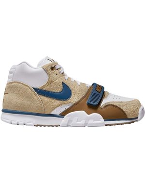 BoohooMAN Nike Air Trainer 1 Tan Trainers - Brown