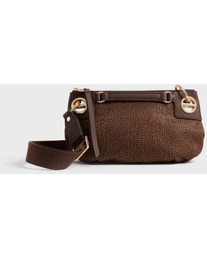 Borbonese London Borsa Mini - Marrone