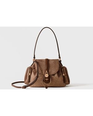 Borbonese Poche Crossover Small - Neutro