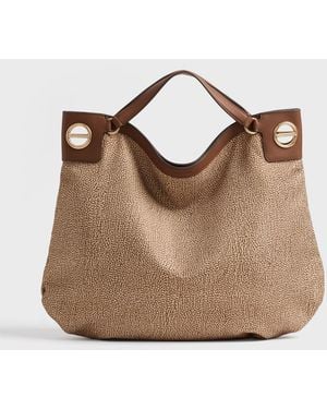 Borbonese London Borsa Hobo Large - Neutro