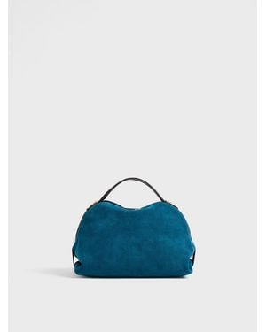 Borbonese Bauletto Small - Blu