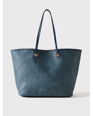 Borbonese Flight Borsa Shopping Large - Blu