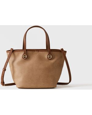 Borbonese Flight Borsa Shopping Small - Multicolore
