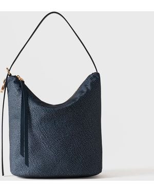 Borbonese Prive Secchiello Medium - Blu