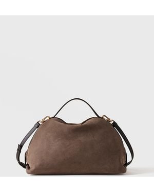 Borbonese Bauletto Medium - Marrone