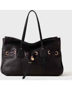 Borbonese Prive Borsa Shopping Large - Nero