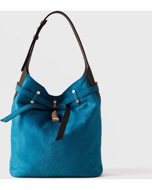 Borbonese Premiere Secchiello Medium - Blu