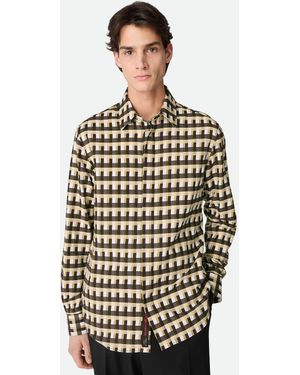 Bottega Veneta コットン チェック シャツ - マルチカラー