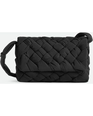 Bottega Veneta スモール ランプル メッセンジャー - ブラック