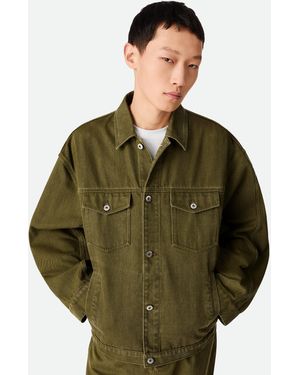 Bottega Veneta カラーデニム ジャケット - グリーン