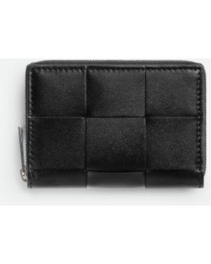 Bottega Veneta カセット ファスナー付きコインパース - ブラック