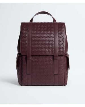 Bottega Veneta Intrecciato Back To School Backpack - Purple