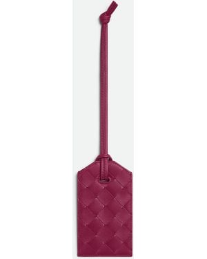 Bottega Veneta イントレチャート タグホルダー - ピンク