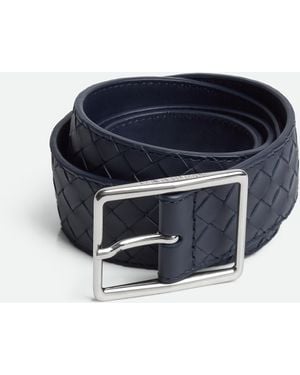 Bottega Veneta Intrecciato Piccolo Belt - Blue