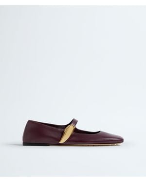 Bottega Veneta シャーロット メリージェーン バレリーナ - ホワイト