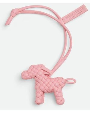 Bottega Veneta ドッグ チャーム - ピンク