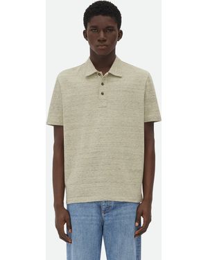 Bottega Veneta シーヌ コットン ピケ ポロ - ナチュラル