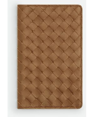 Bottega Veneta イントレチャート ミディアム ノートカバー - ブラウン