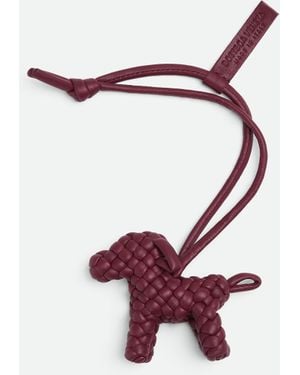 Bottega Veneta ドッグ チャーム - レッド