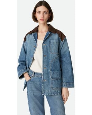 Bottega Veneta ヴィンテージ インディゴ デニムジャケット - ブルー