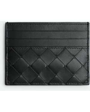 Bottega Veneta イントレチャート クレジットカードケース - ホワイト