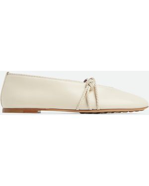 Bottega Veneta Rosa Mary-Jane Ballerina - White